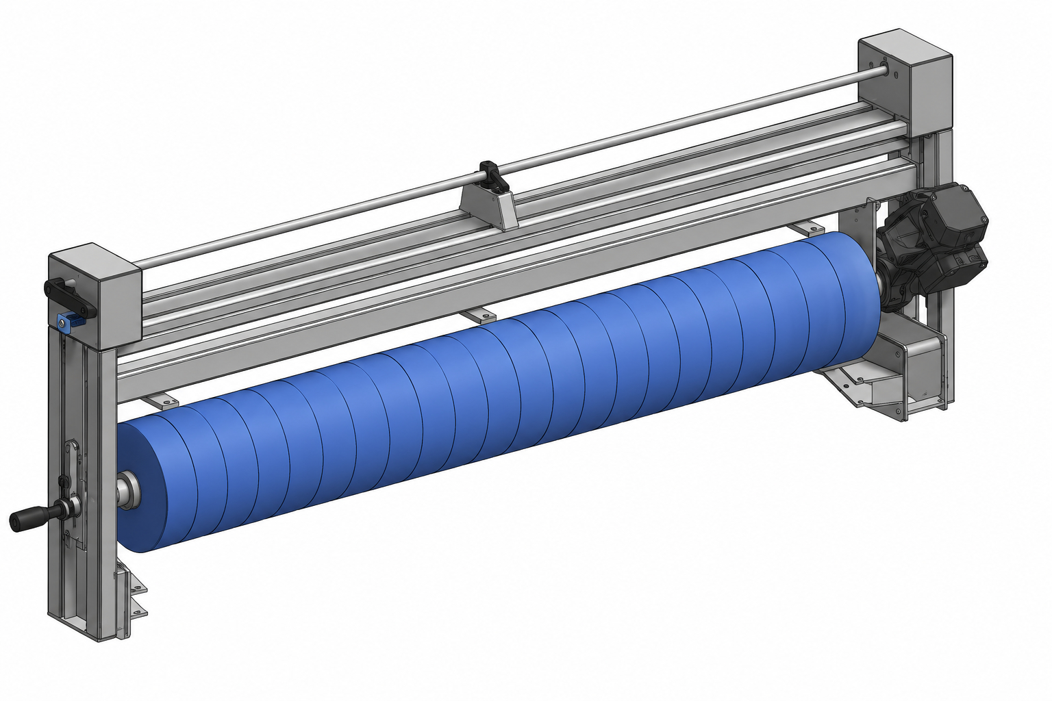 CAD-Modell einer Blechbürstenstation