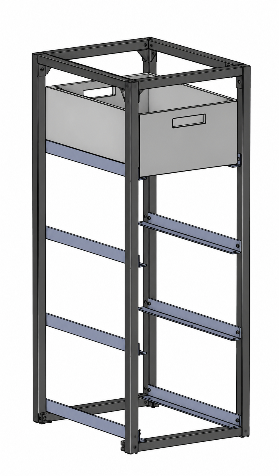 CAD-Modell eines Kistengestells
